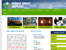 Tablet Screenshot of energyauditservices.com